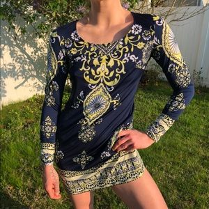 Petite small polyester dress